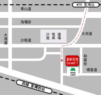荃灣荃新天地店MAP